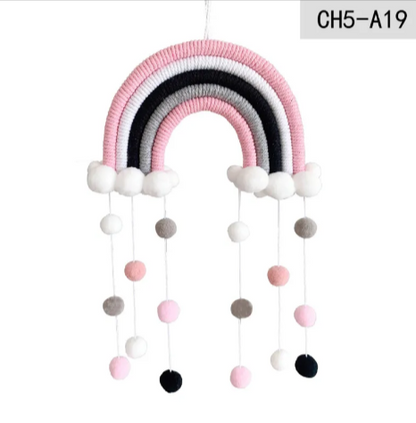 Woven Rainbow Hanging Decoration