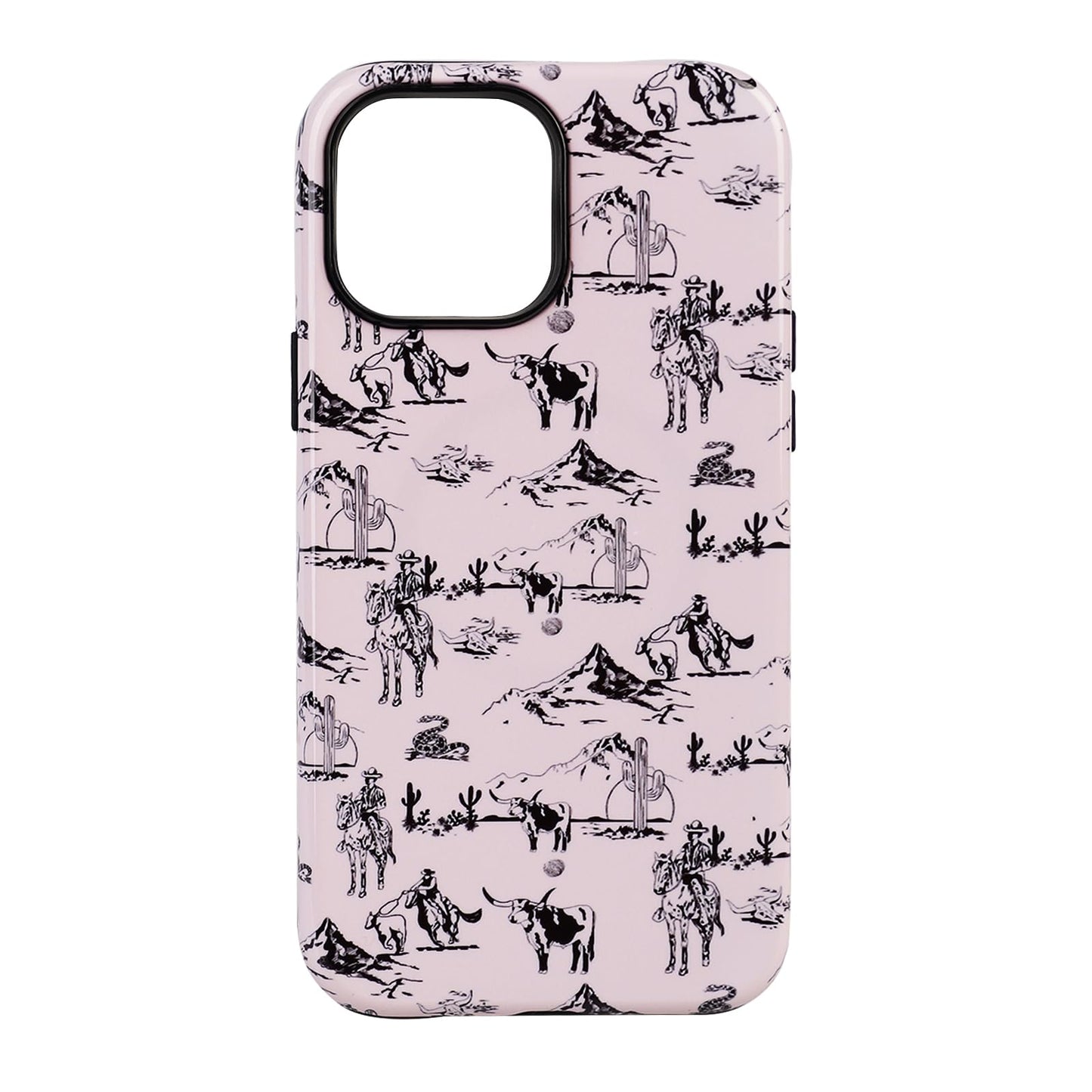 TRADAY Western Phone Case for iPhone 13 Pro Max Cowboy Horse Phone Case