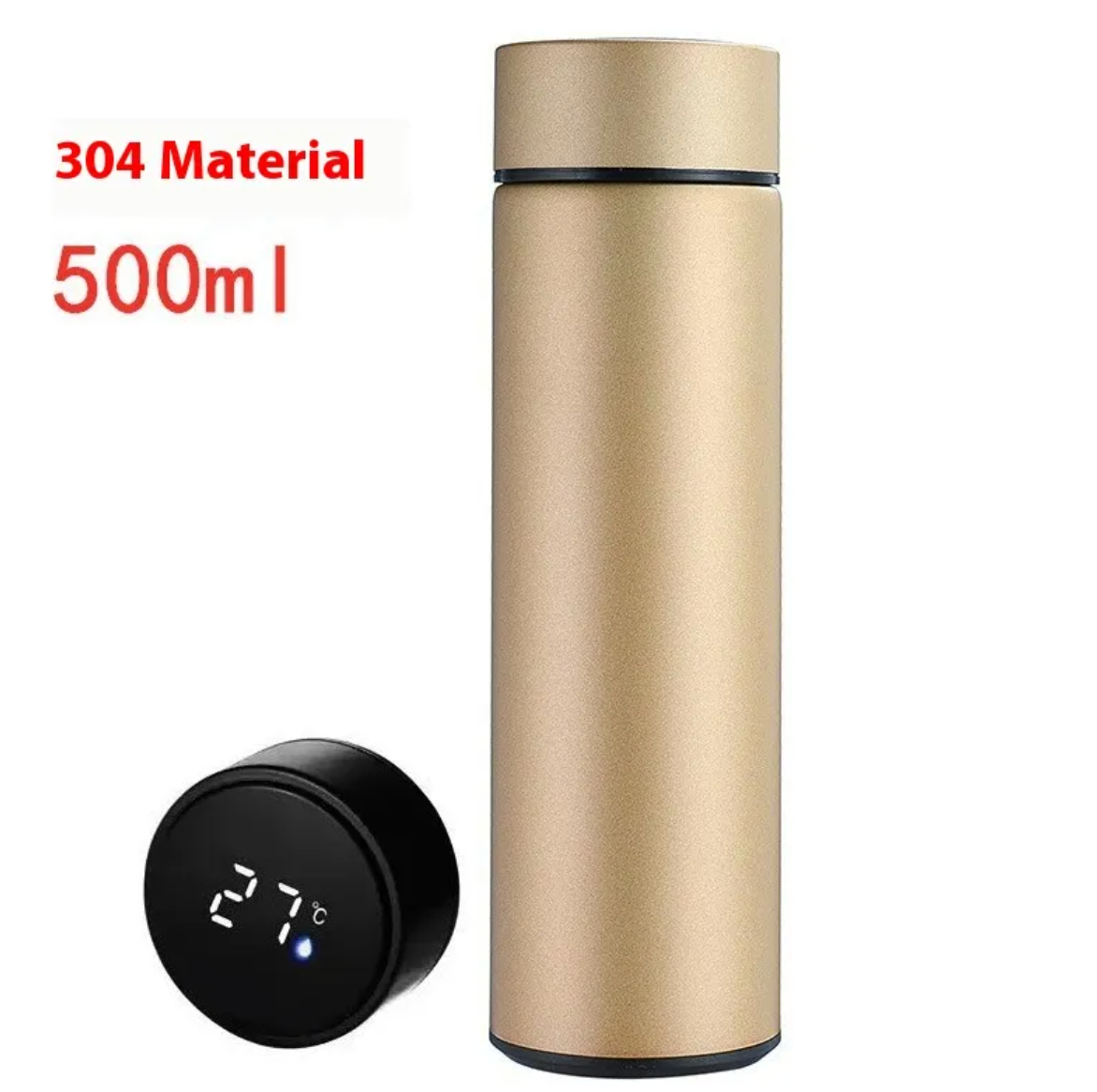 Smart LED Temperature Display Thermos