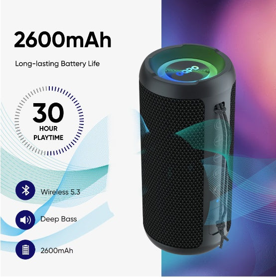 OQPO X10 Portable Waterproof Bluetooth Speaker