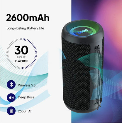 OQPO X10 Portable Waterproof Bluetooth Speaker