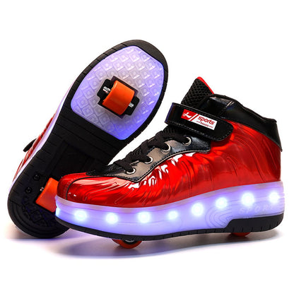 LED Light-Up Children's Wheel Shoes