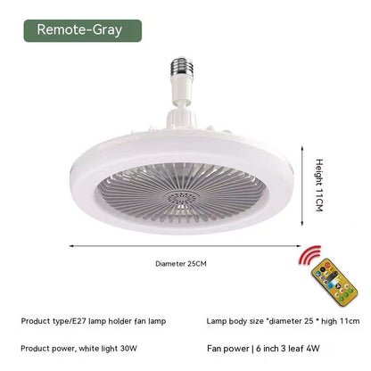 Remote Control LED Fan Lamp