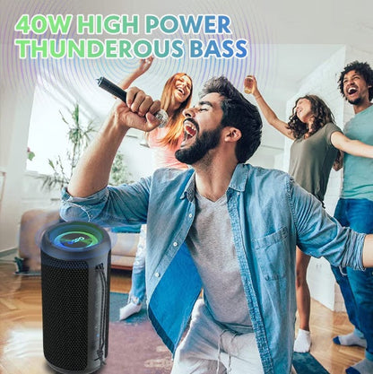 OQPO X10 Portable Waterproof Bluetooth Speaker