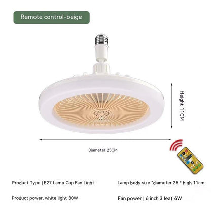 Remote Control LED Fan Lamp
