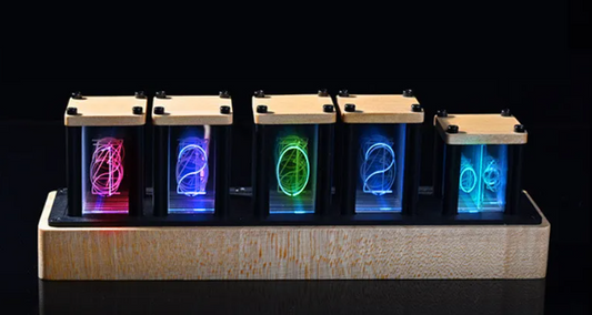 GlowTube LED Clock